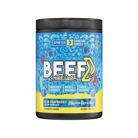 Sporter - Beef Protein Isolate - Blue Raspberry - 540 Grams