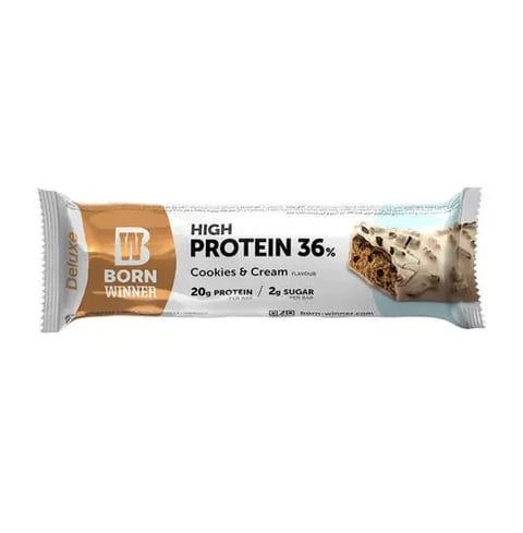 BORN WINNER Delux protein bar Cookies&Cream 55 GM