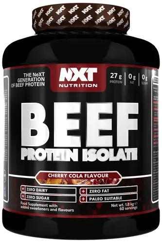 NXT Nutrition Beef Protein Isolate 1.8kg -cherry cola