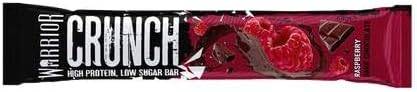 واريور كرانش - ألواح عالية البروتين - 20 جرام بروتين - شوكولاتة داكنة بالتوت-Warrior Crunch - High Protein Bars - 20g Protein-Raspberry Dark Chocolate