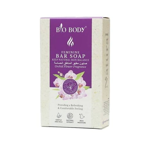 BIO BODY صابون مطهر للمنطقه الحساسة بزهرة الاوركيد
