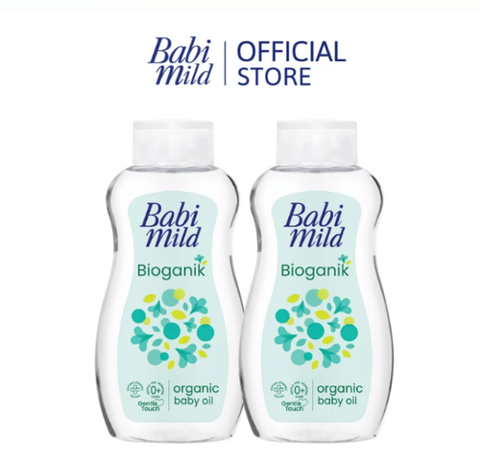 BABI MILD زيت عضوي لترطيب البشرة للاطفال بايوجانيك 100 مل