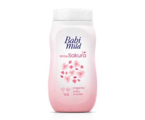 BABI MILD بودرة أطفال ساكورا  50 جم برائحة ازهار الكرز