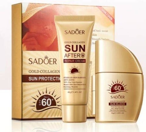 سادور مجموعة واقي شمس جولد كولاجين SPF 60