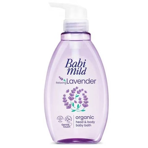  BABI MILD غسول استحمام للاطفال برائحة اللافندر 380 مل