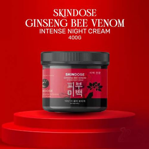 كريم سكين دوز الليلي - SKIN dose GINSENG BEE VENOM INTENSE NIGHT CREAM