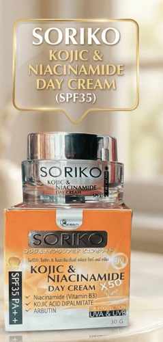 كريم سوريكو النهاري بحمض الكوجيك ونياسيناميد مع واقي شمس SPF35 – 30 جم