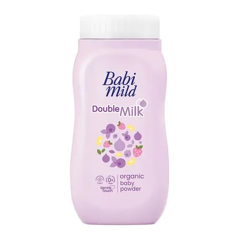 BABI MILD بودرة التلك للاطفال بالحليب المزدوج 45 جم