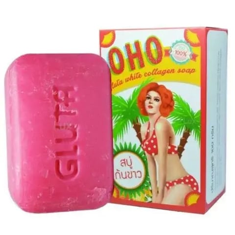 صابونة أوهو جلو تا وايت كولاجين (OHO Gluta White Collagen Soap)