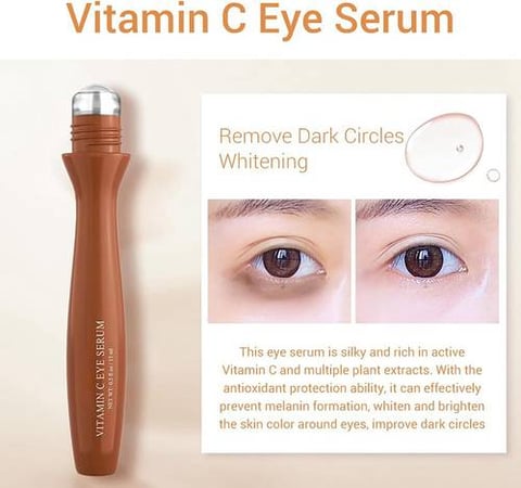 Vitamin C Eye سيروم فيتامين سي تحت العين رول مضاد للشيخوخة 15 مل