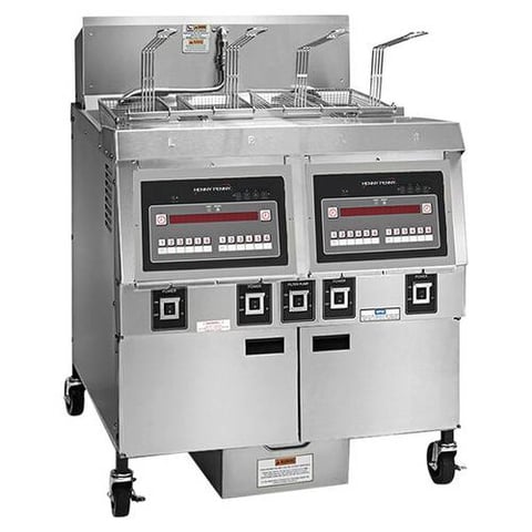 Henny Penny OFE-322-C8000 Digital 2-Well Electric Fryer 60L