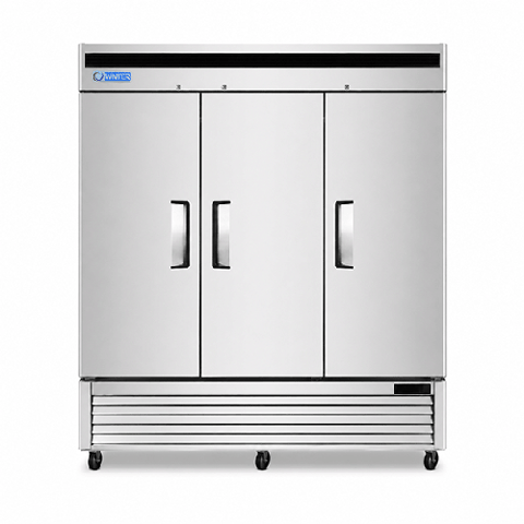 ثلاجة ستانلس ستيل 3 باب MBF 8508 من ونتر 