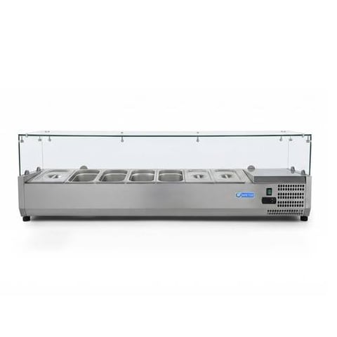 WNTER ESL 3888, Salad Refrigerator, 8 basins, 180 Cm