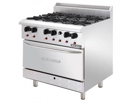 فرن بتوغاز 6 عيون DR06L-SA برجايا   