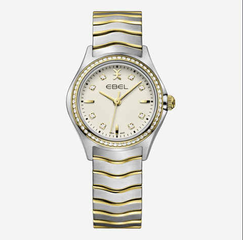 Ebel Wave Quartz Ivory 30mm 