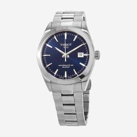 TISSOT  Gentleman Powermatic 80 Automatic Blue Dial Men's Watch (Pre-Order Within 14 Days)