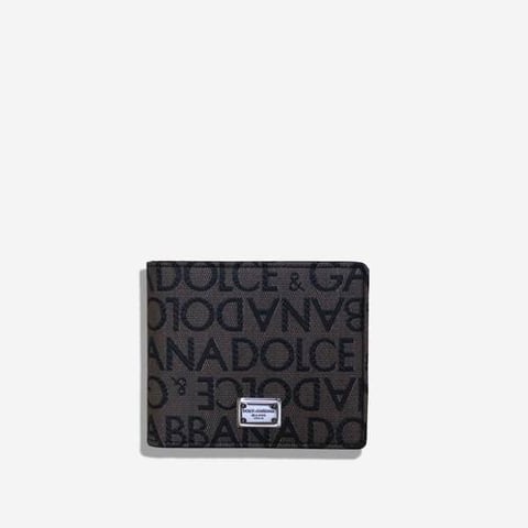 Dolce and Gabbana Wallet Bifold Beige / Black