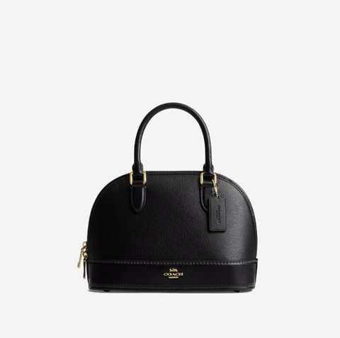 Coach Sabrina Satchel Bag Gold/Black
