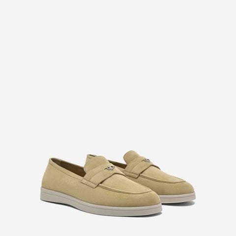 Pedro Suede Driving Shoes - Sand
