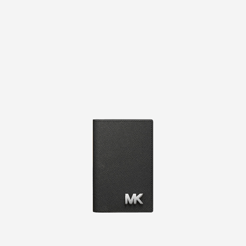 Michael Kors Cooper Saffiano Leather Bi-Fold Wallet Black