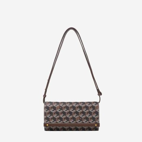 Christy Ng Diego Shoulder Bag Chestnut Brown