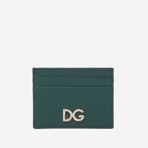 Dolce and Gabbana Dauphine Leather Card Case