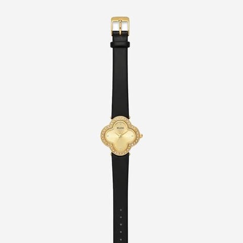 Milano Leather Watch  Van Cleef Model