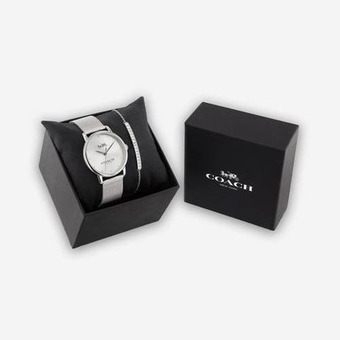 Coach Grand Women's Watch & Bracelet Gift Set, 36mm