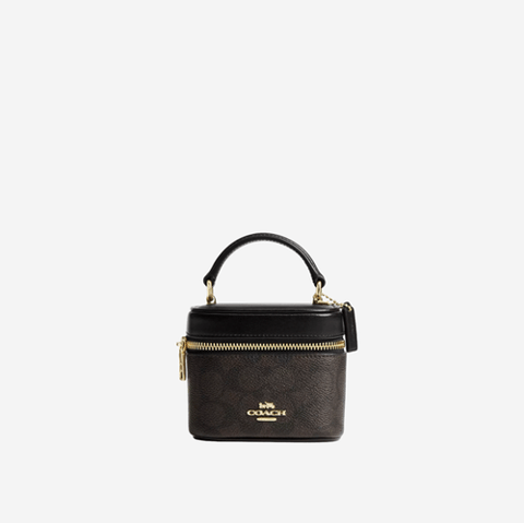 Coach Ava Crossbody Bag With Quilting Malnut / Black