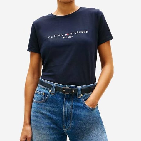 Tommy Embroidered Tommy Logo T-Shirt