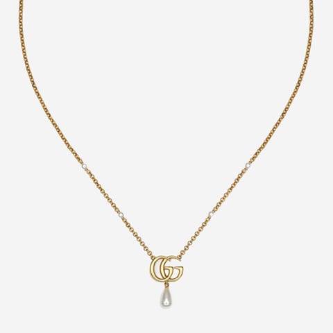 Gucci GG Marmont pendant necklace (Pre-Order Within 14 Days)