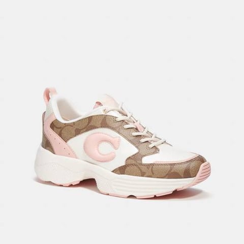 Coach C275 Tech Runner Signature Canvas Sneakers