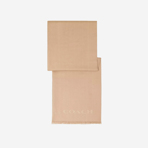 Coach Jumbo Horse And Carriage Wrap Taupe
