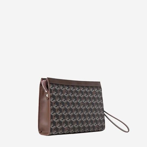 Christy Ng Theo Pouch Bag Chestnut Brown