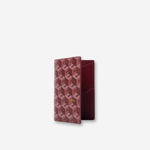 Christy Ng Rossi Passport Holder Burgundy