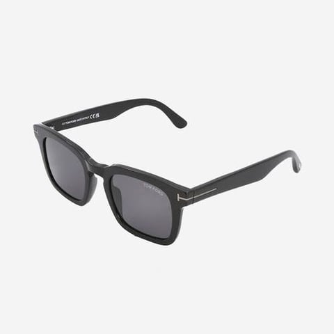 Tom Ford Dax Square Smoke Sunglasses (Pre-Order Within 14 Days)