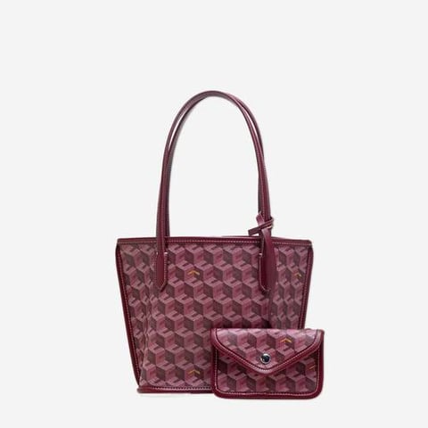 Christy Ng Russo Mini Tote Bag Burgundy