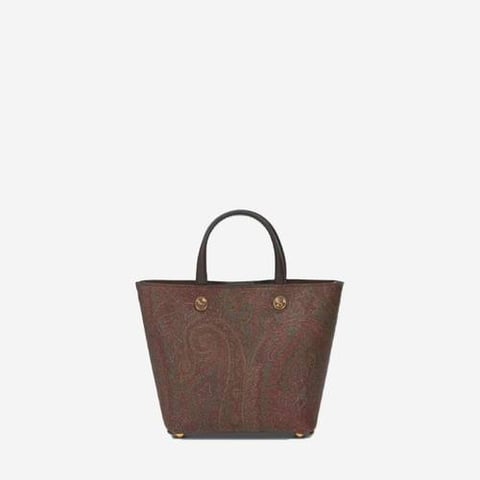 Etro Mini Essential tote bag in iconic Paisley jacquard fabric (Pre-Order Within 14 Days)