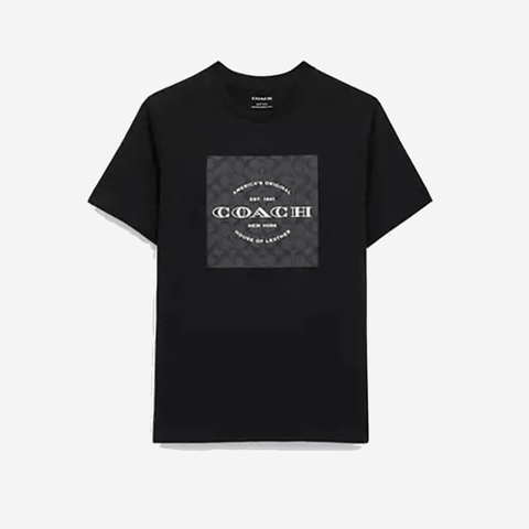 Coach Signature T-Shirt In Organic Cotton
