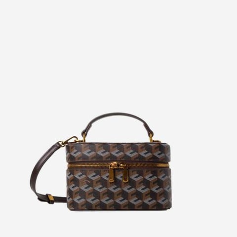 Christy Ng Juno Box Bag Chestnut Brown (Pre-Order Within 14 Days)