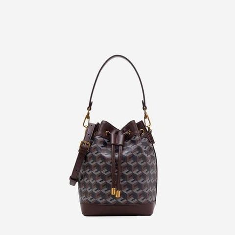 Christy Ng Giorgio Bucket Bag Chestnut Brown