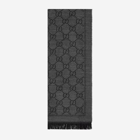 Gucci GG Jacquard Knitted Scarf (Pre-Order Within 14 Days)