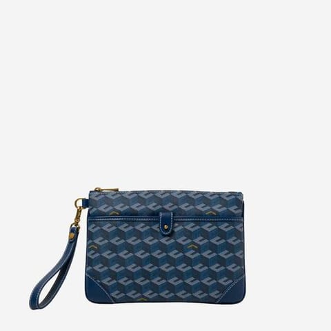 Christy Ng Leandro Pouch blue