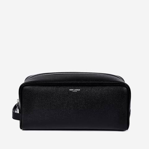 Saint Laurent Leather Wash Bag