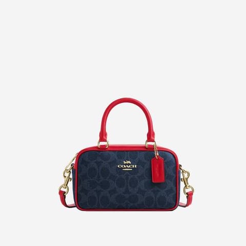 Coach Satchel Crossbody Bag In Signature Canvas