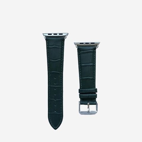 Beluggi Watch Band Croco Dark Green