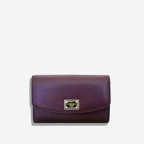 Dolce and Gabbana Mini Bag Crossbody Dauphin - Burgundy