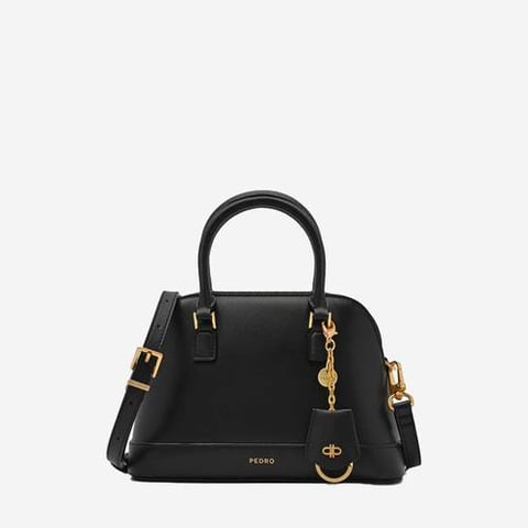 Pedro Lucia Canvas Handbag - Black