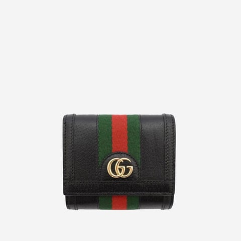 Gucci ophidia GG web wallet black