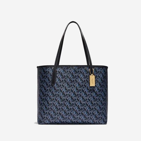 Coach City Monogram Print Tote Bag